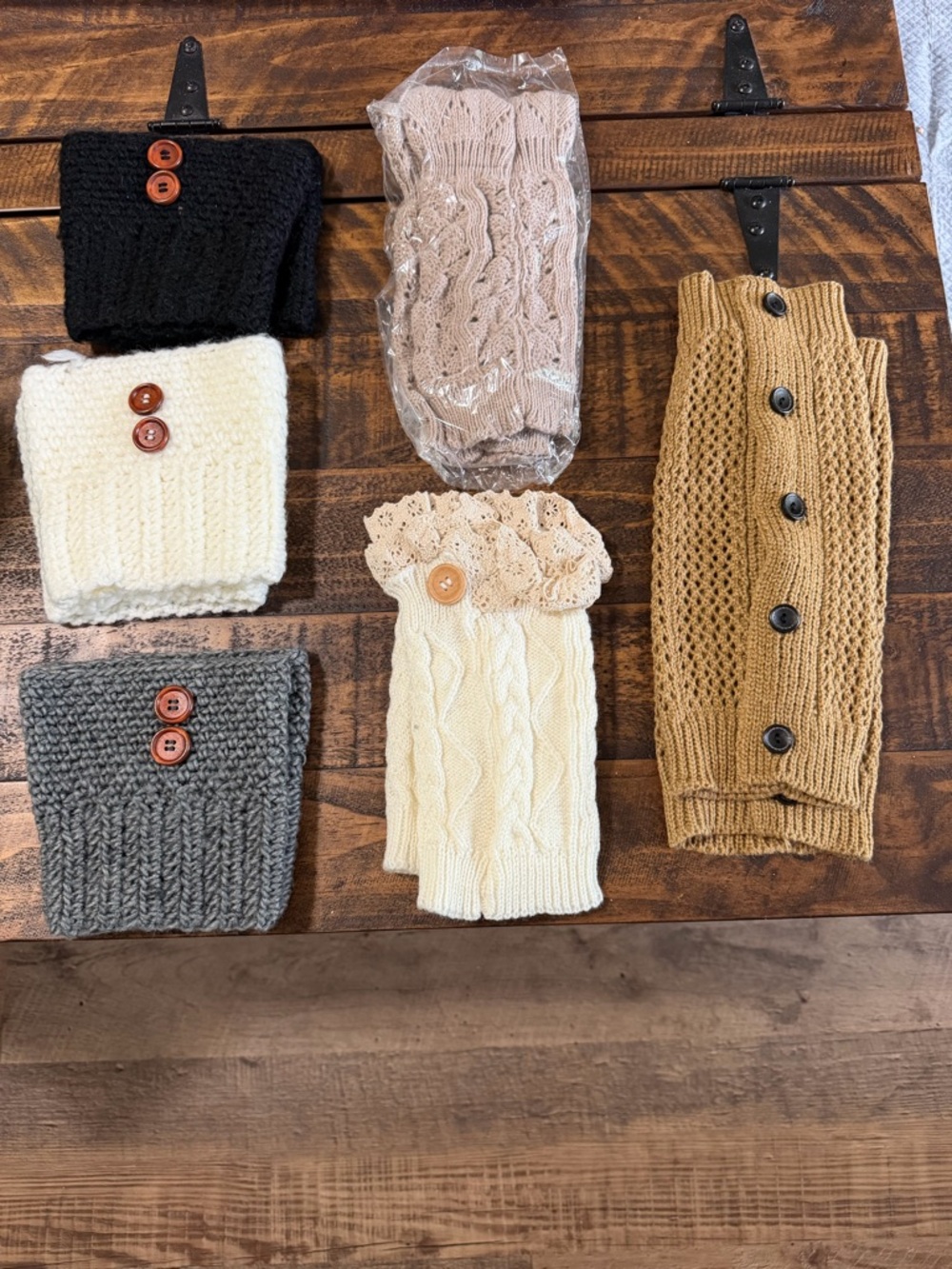 Knit boot toppers